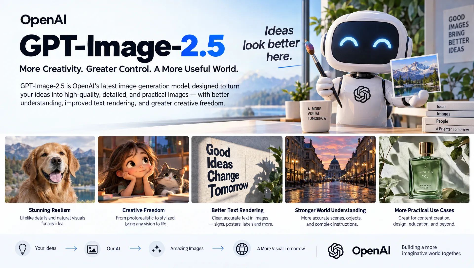 GPT Image 2.5 product advertisement example