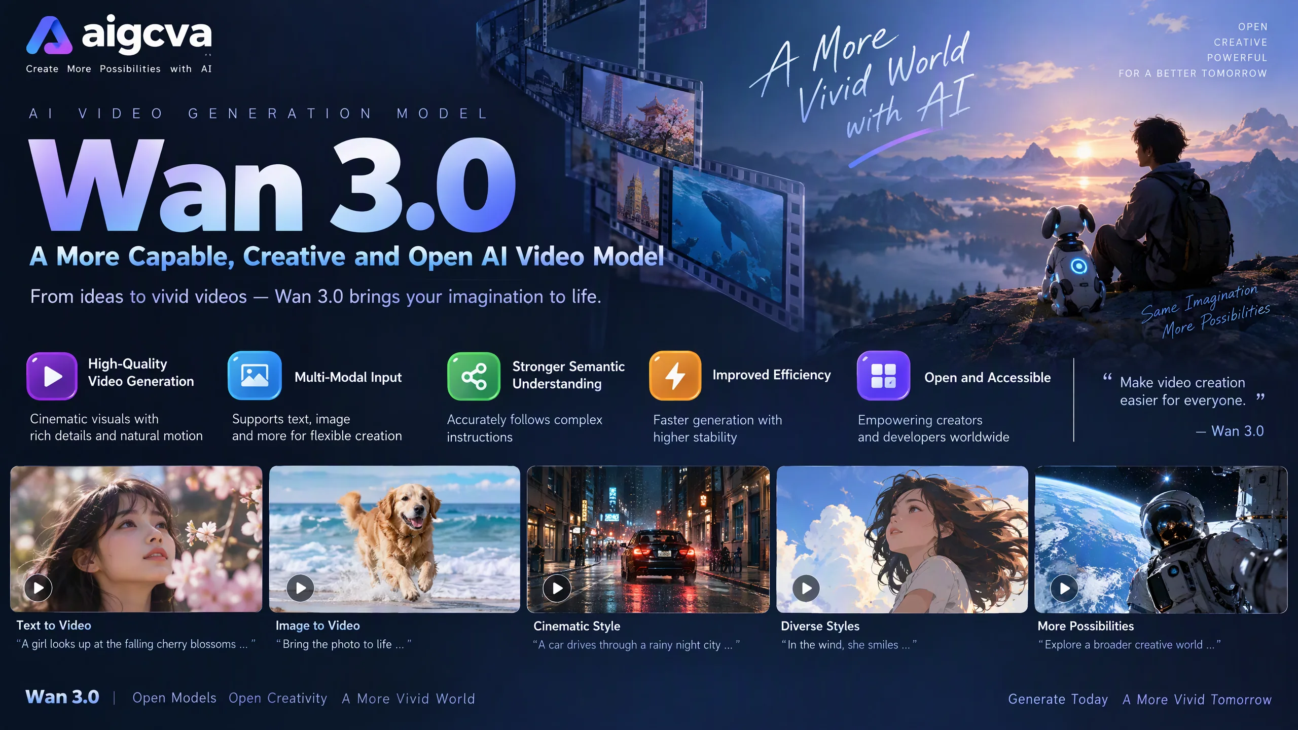 Wan 3.0 AI Video Generator